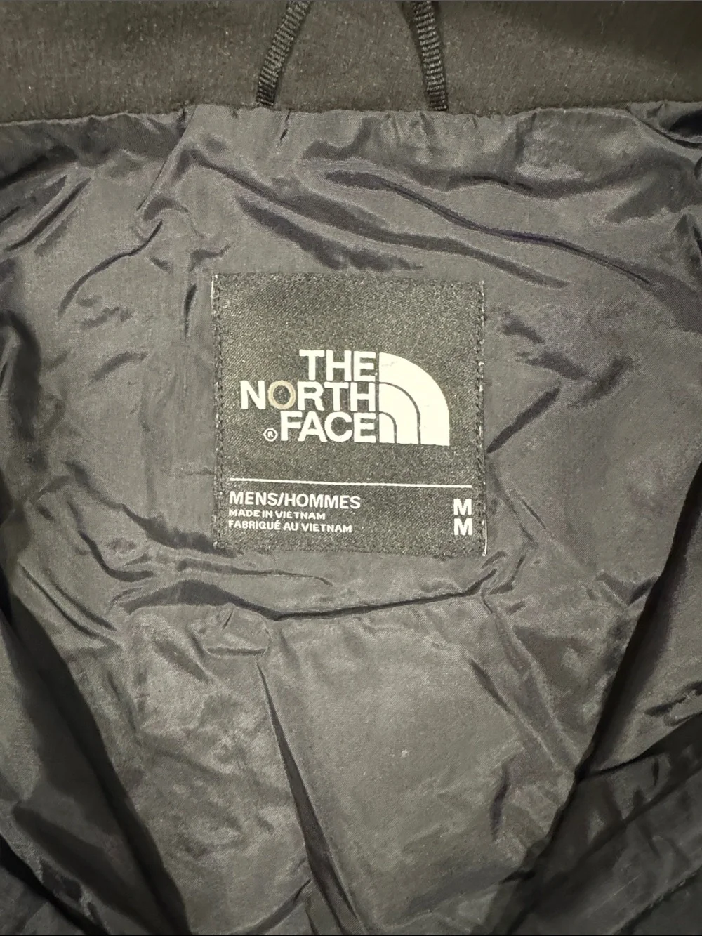 The North Face Men's Hooded Rain Jacket in Black